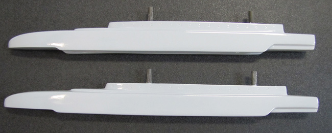 (image for) F-18 1:7.75 Missile Rails - Grey - Click Image to Close