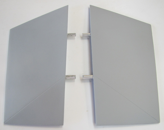 (image for) F-16 1:6 PNP Ventral Fins - Grey - Click Image to Close