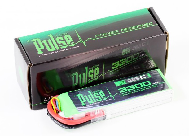 (image for) PULSE 3300mAh 3S 11.1V 35C Lipo Battery - Click Image to Close