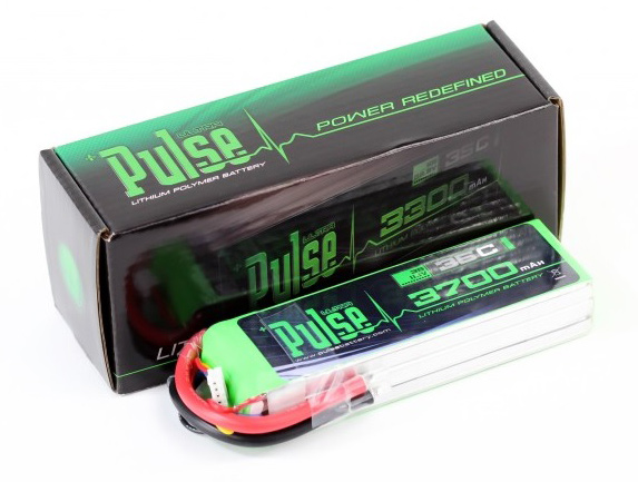 (image for) PULSE 3700mAh 3S 11.1V 35C Lipo Battery - Click Image to Close