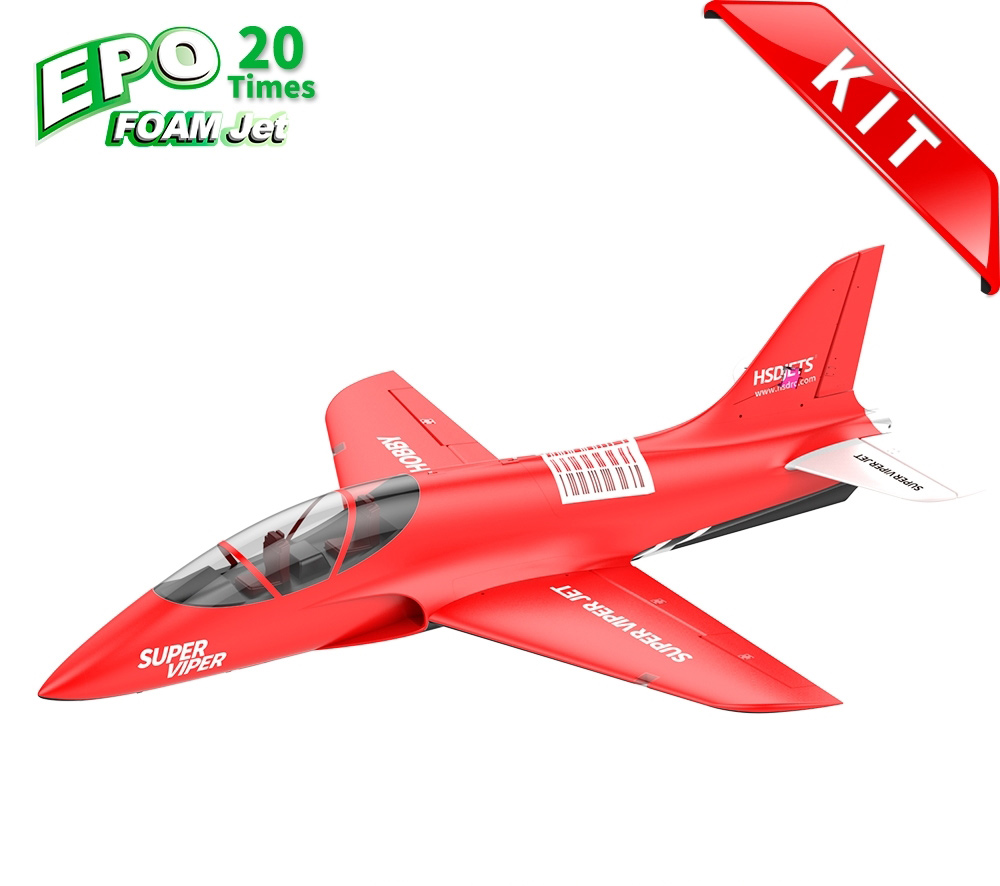 HSDJETS Super Viper Foam Turbine Red Colors KIT HSDJETS Super Viper Foam Turbine Red Colors KIT