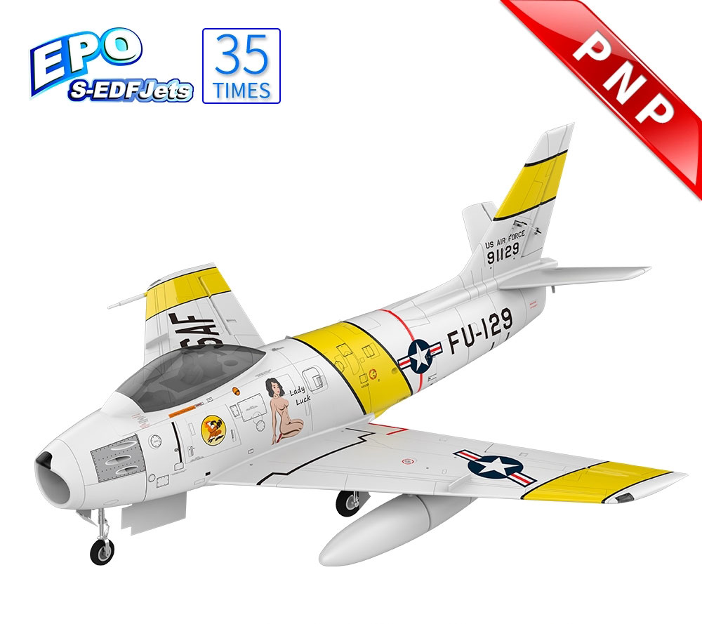 (image for) HSDJETS S-EDF 120mm HF-86 Yellow ribbon Colors PNP