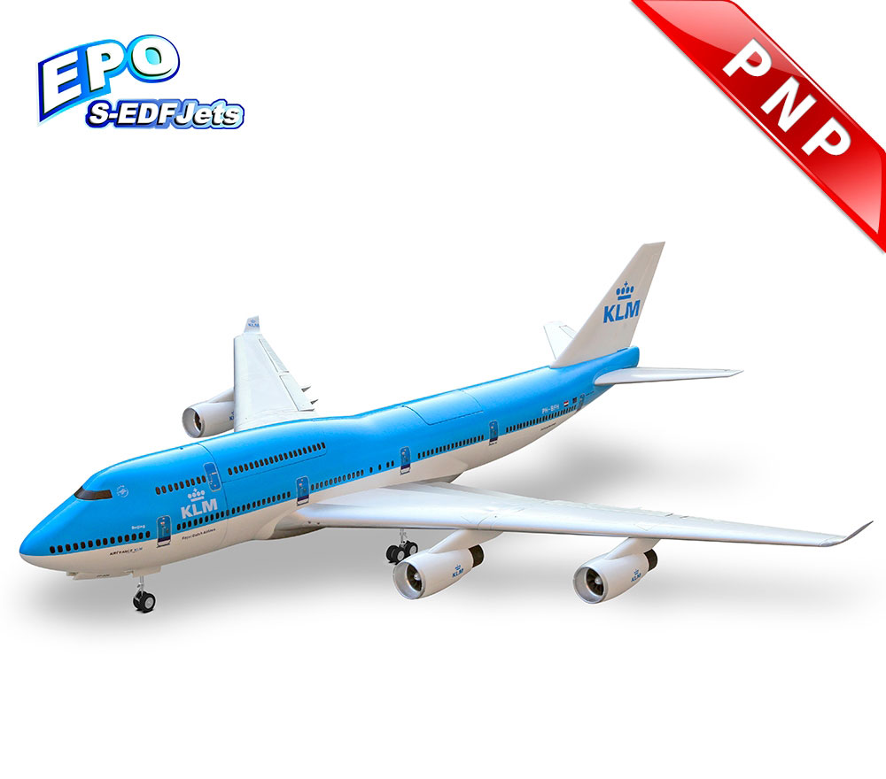 (image for) HSDJETS S-EDF90mm HBY-747 KLM Colors PNP