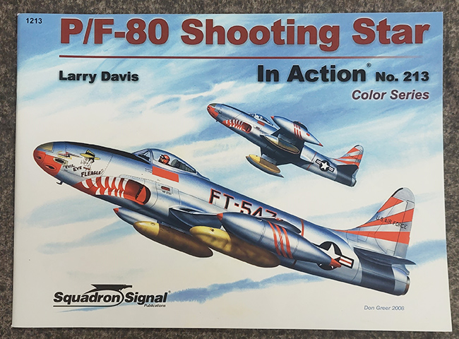 (image for) P/F-80 SHOOTING STAR IN ACTION - By Larry Davis