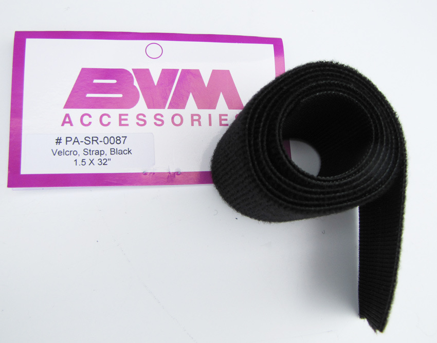 Velcro Strap Black 1-1/2" X 32"