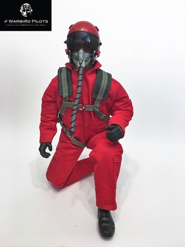 (image for) 15" Tall Modern Jet Pilot RED