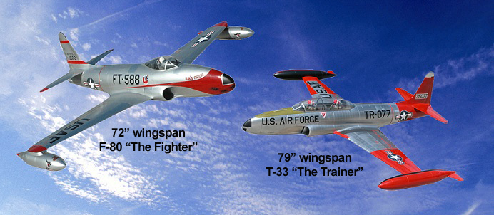 F-80 & T-33 Shooting Stars